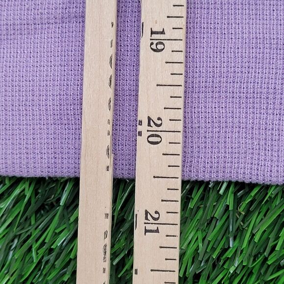 Vintage 80s MOD Vest Sweater Womens XS/S 17x20 Purple Cozy USA - Picture 5 of 9